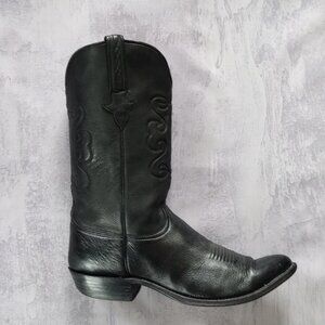 AMPUTEE VINTAGE Lucchese Cowboy Leather Boot RIGHT FOOT L000308 10.5 D 63362